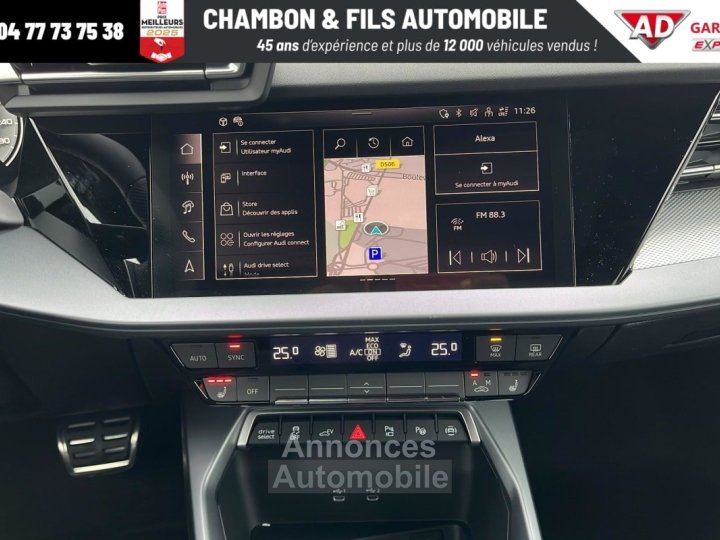 Audi A3 Sportback NOUVELLE 45 TFSI E HYBRIDE RECHARGEABLE 272 S tronic 6 S line - 35