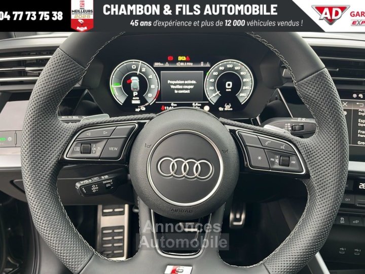 Audi A3 Sportback NOUVELLE 45 TFSI E HYBRIDE RECHARGEABLE 272 S tronic 6 S line - 50
