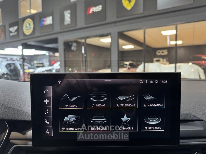 Audi A5 Sportback 40 TFSI 204 S TRONIC 7 Business Line AppleCarPlay / Eclairage d'ambiance - 13