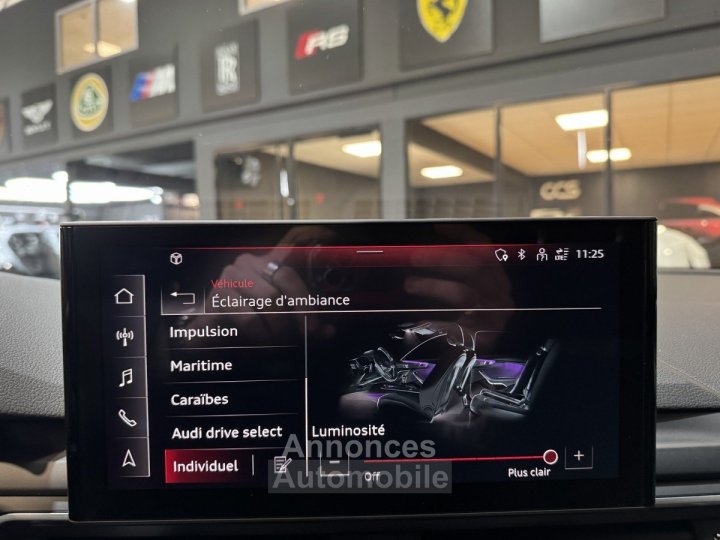 Audi A5 Sportback 40 TFSI 204 S TRONIC 7 Business Line AppleCarPlay / Eclairage d'ambiance - 17
