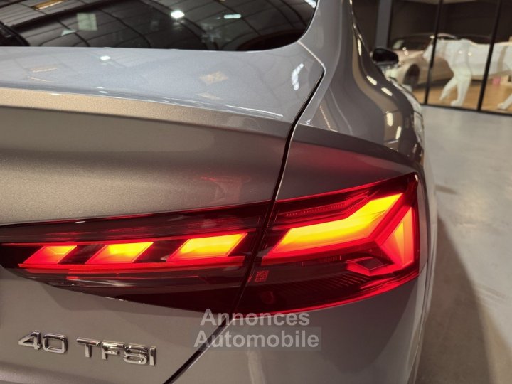 Audi A5 Sportback 40 TFSI 204 S TRONIC 7 Business Line AppleCarPlay / Eclairage d'ambiance - 25