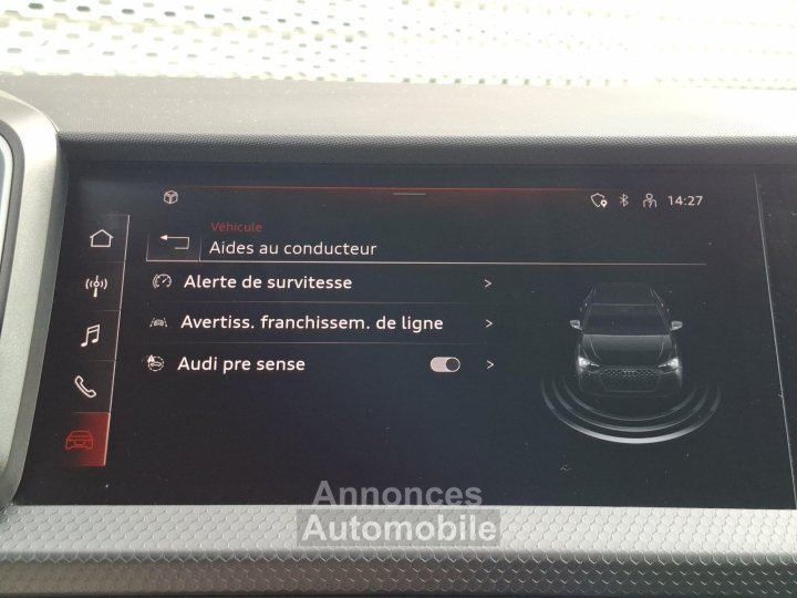 Audi A1 Sportback 30 TFSI 110 ch S tronic 7 Advanced - 19