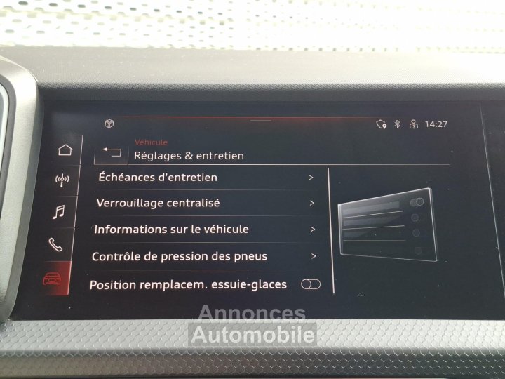 Audi A1 Sportback 30 TFSI 110 ch S tronic 7 Advanced - 23