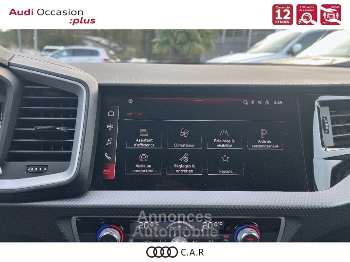 Audi A1 Sportback 25 TFSI 95 ch BVM5 Advanced - 17