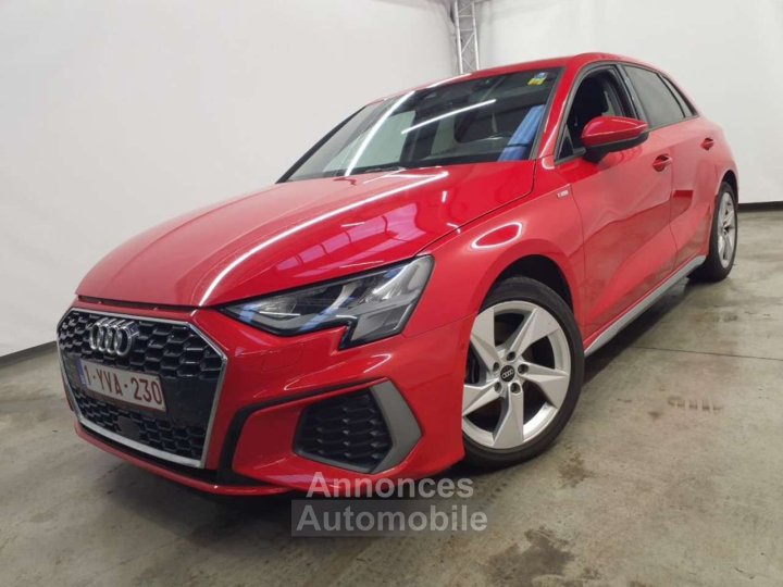 Audi A3 Sportback 30TDi SLine LED-CUIR-KEYLESS-CAMERA-17' - 2
