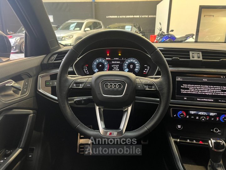 Audi Q3 35 TFSI 150 ch S tronic 7 S line - ENTRETIEN - ACC - RADAR DE RECUL - 16