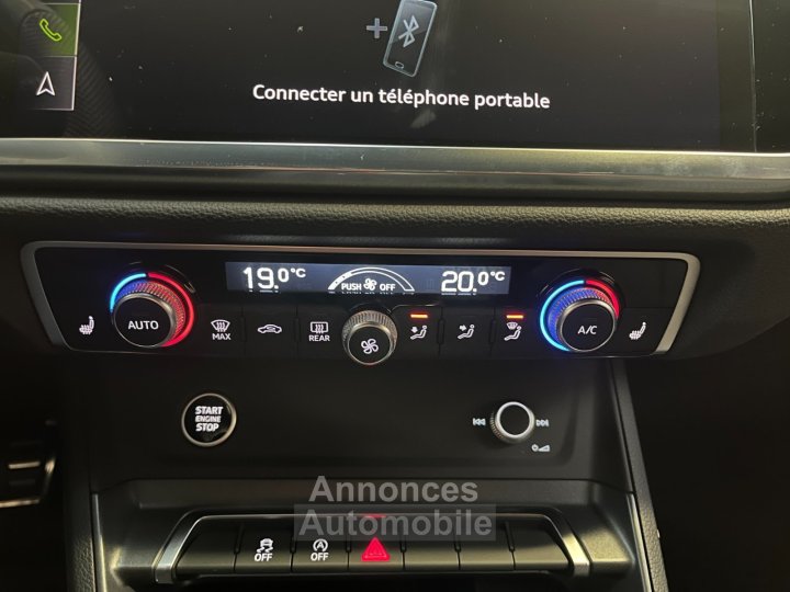 Audi Q3 35 TFSI 150 ch S tronic 7 S line - ENTRETIEN - ACC - RADAR DE RECUL - 20