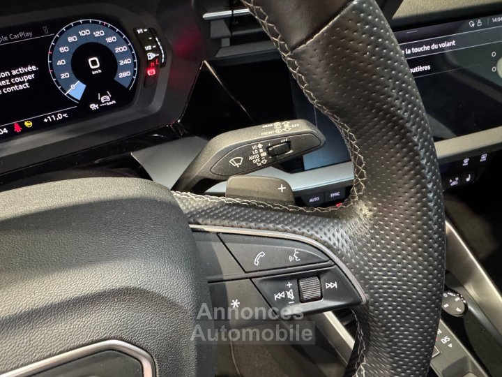 Audi A3 Sportback 40 TFSIe 204 S tronic 6 S Line int&eacute;rieur - 27