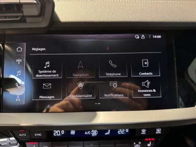 Audi A3 Sportback 40 TFSIe 204 S tronic 6 S Line int&eacute;rieur   - 38