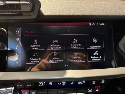 Audi A3 Sportback 40 TFSIe 204 S tronic 6 S Line int&eacute;rieur   - 39