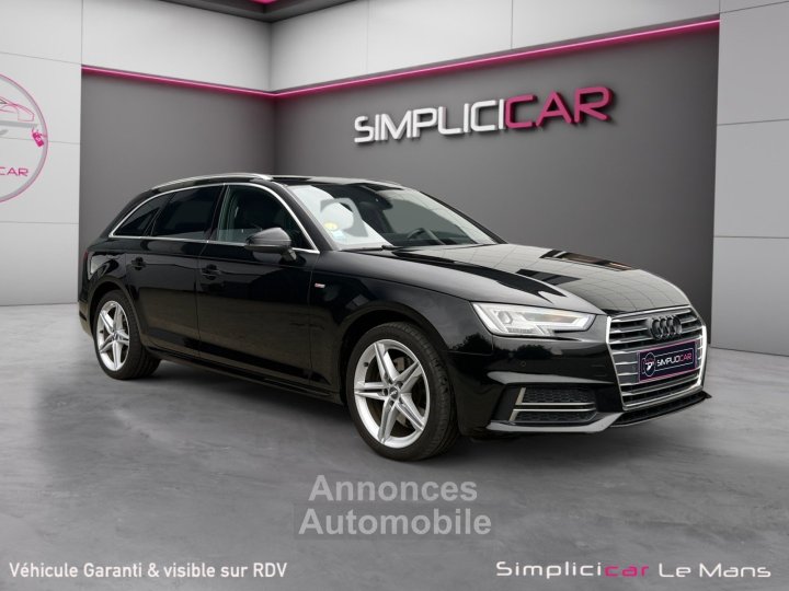 Audi A4 AVANT 20 TDI 150 S line Coffre Electrique Garantie 12 Mois - 1