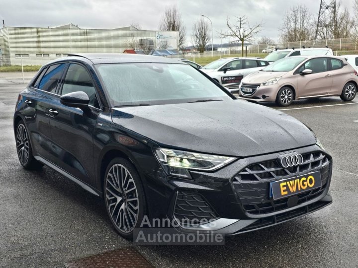 Audi A3 Sportback 20 35 tdi 150ch s-line tete haute-sonos-cuir surpiqures-surequipee-fr-pas de malus - 7