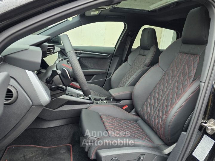Audi A3 Sportback 20 35 tdi 150ch s-line tete haute-sonos-cuir surpiqures-surequipee-fr-pas de malus - 10