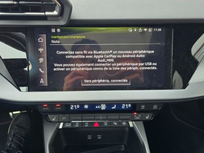 Audi A3 Sportback 20 35 tdi 150ch s-line tete haute-sonos-cuir surpiqures-surequipee-fr-pas de malus   - 19