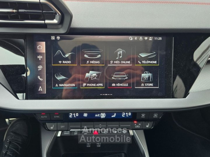 Audi A3 Sportback 20 35 tdi 150ch s-line tete haute-sonos-cuir surpiqures-surequipee-fr-pas de malus - 20