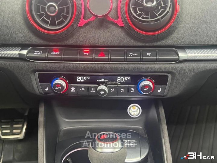 Audi RS3 Sportback 25 TFSI Quattro STronic7 Daza - 400cv / Toit ouvrant / Bang & Olufsen / Echap RS - 10