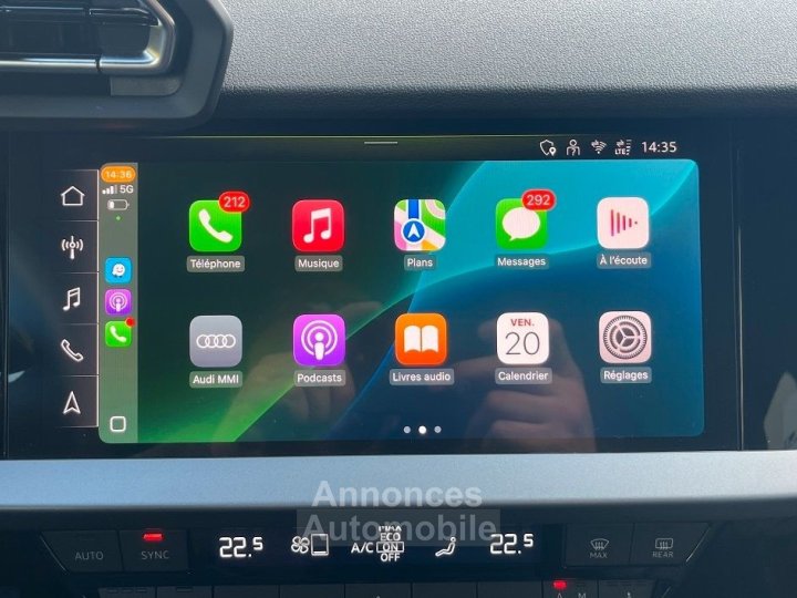 Audi A3 Sportback 35 TFSI 150CH HYBRIDE S LINE TRONIC 7 - 15