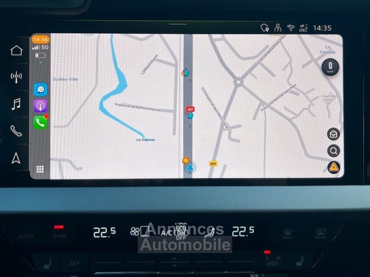 Audi A3 Sportback 35 TFSI 150CH HYBRIDE S LINE TRONIC 7 - 16