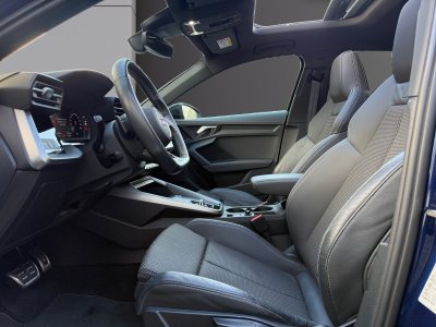 Audi A3 BERLINE 35 TFSI Mild Hybrid 150 S tronic 7 S Line toit ouvrant carplay matrix led Garantie 12 Mois   - 9