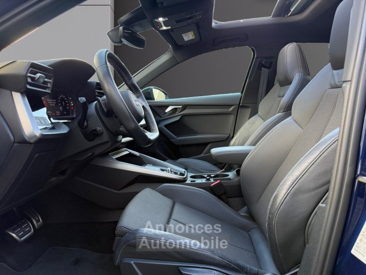 Audi A3 BERLINE 35 TFSI Mild Hybrid 150 S tronic 7 S Line toit ouvrant carplay matrix led Garantie 12 Mois - 9
