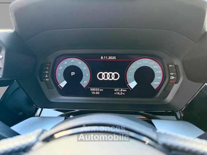 Audi A3 BERLINE 35 TFSI Mild Hybrid 150 S tronic 7 S Line toit ouvrant carplay matrix led Garantie 12 Mois - 14