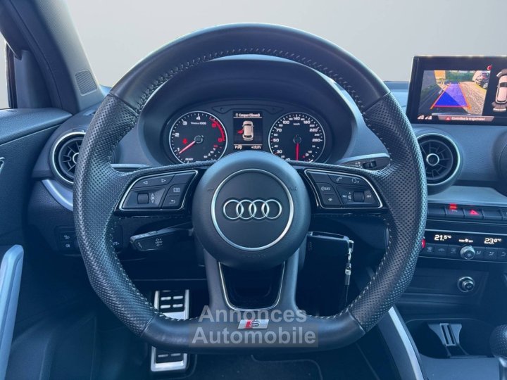 Audi Q2 30 TDI 116ch S line S tronic ** SIEGES CHAUFFANT / CARPLAY / SUIVI COMPLET / CAMERA** - 12