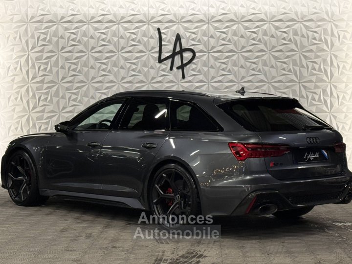 Audi RS6 PERFORMANCE 40 V8 TFSI 630CH QUATTRO ORIGINE FRANCE - 4