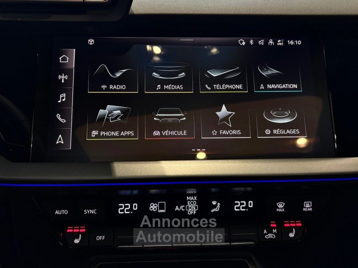 Audi A3 Sportback -20 TDI 150CH - S-Line - DSG7 -549 Loa Sans Apport - - 12