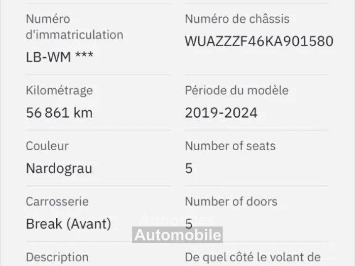 Audi RS4 avant 29 tfsi 450 quattro tiptronic bva - 18