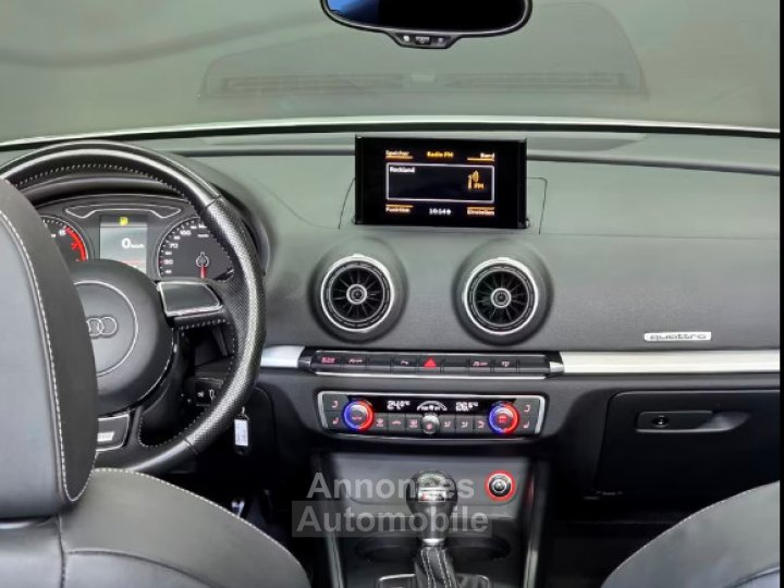 Audi A3 III CABRIOLET 18 TFSI 180 S LINE QUATTRO S TRONIC *GARANTIE 12 MOIS* - 12