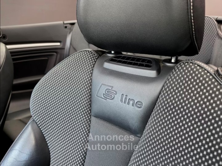 Audi A3 III CABRIOLET 18 TFSI 180 S LINE QUATTRO S TRONIC *GARANTIE 12 MOIS* - 13