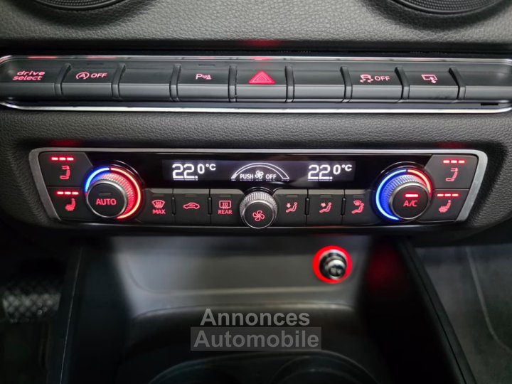 Audi A3 III CABRIOLET 18 TFSI 180 S LINE QUATTRO S TRONIC *GARANTIE 12 MOIS* - 21