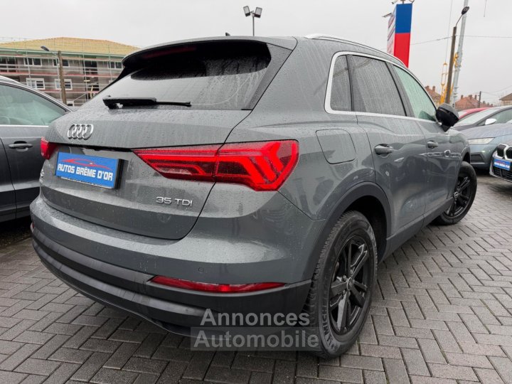 Audi Q3 399/mois GARANTIE 6 ANS 20 TDI 150ch S tronic 7 Gris Nano Pack BLACK FullLED CAMERA VIRTUAL-Cockpit AppleCarPlay AndroidAuto GPS 1&egrave;re MAIN Entretien - 2