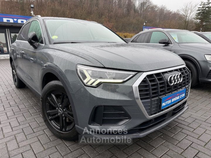 Audi Q3 399/mois GARANTIE 6 ANS 20 TDI 150ch S tronic 7 Gris Nano Pack BLACK FullLED CAMERA VIRTUAL-Cockpit AppleCarPlay AndroidAuto GPS 1&egrave;re MAIN Entretien - 3
