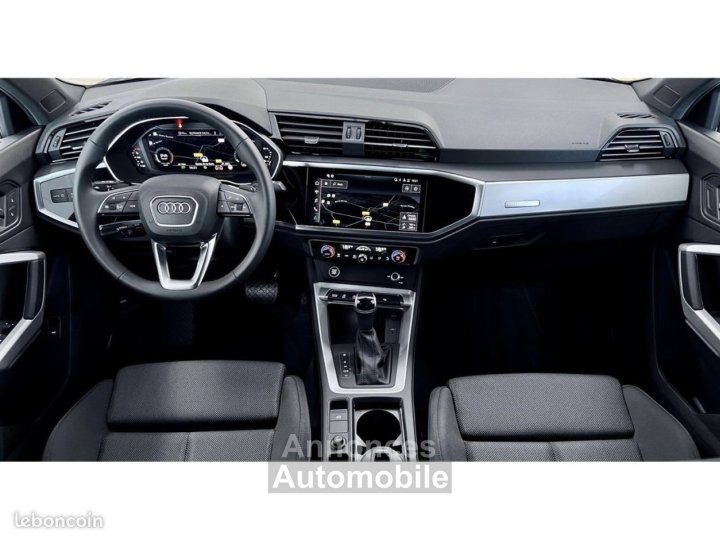 Audi Q3 399/mois GARANTIE 6 ANS 20 TDI 150ch S tronic 7 Gris Nano Pack BLACK FullLED CAMERA VIRTUAL-Cockpit AppleCarPlay AndroidAuto GPS 1&egrave;re MAIN Entretien - 5