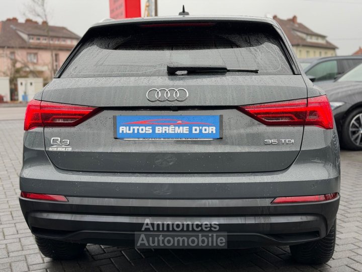 Audi Q3 399/mois GARANTIE 6 ANS 20 TDI 150ch S tronic 7 Gris Nano Pack BLACK FullLED CAMERA VIRTUAL-Cockpit AppleCarPlay AndroidAuto GPS 1&egrave;re MAIN Entretien - 9