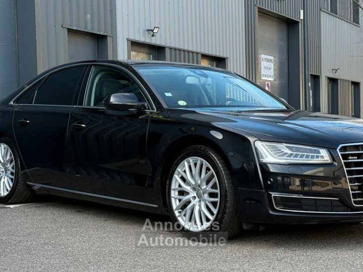 Audi A8 30 V6 TDI 262ch Avus Extended Quattro Tiptronic audio BOSE Suivi complet avec facture Si&egrave;ges massant chauffant ventil&eacute;s Cam&eacute;ra 360&deg; - 1