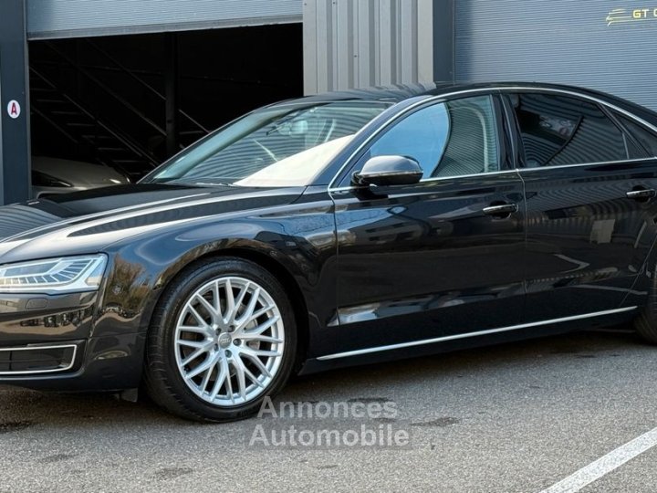 Audi A8 30 V6 TDI 262ch Avus Extended Quattro Tiptronic audio BOSE Suivi complet avec facture Si&egrave;ges massant chauffant ventil&eacute;s Cam&eacute;ra 360&deg; - 3