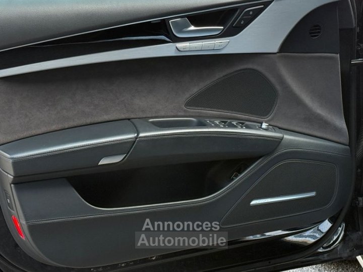 Audi A8 30 V6 TDI 262ch Avus Extended Quattro Tiptronic audio BOSE Suivi complet avec facture Si&egrave;ges massant chauffant ventil&eacute;s Cam&eacute;ra 360&deg; - 8