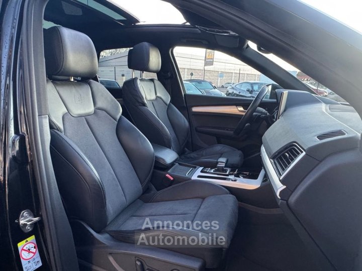 Audi Q5 20 tdi 204ch mhev s-line quattro bva &ndash; toit ouvrant attelage virtual cockpit hayon &eacute;lectrique - 13