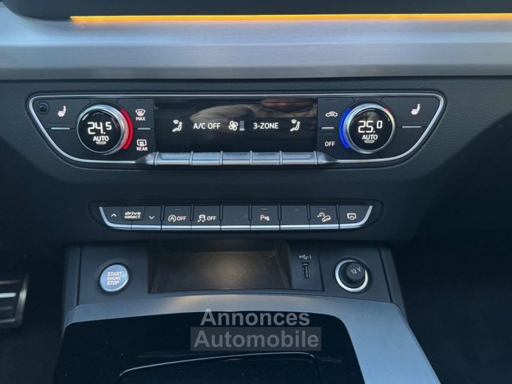 Audi Q5 20 tdi 204ch mhev s-line quattro bva &ndash; toit ouvrant attelage virtual cockpit hayon &eacute;lectrique - 17