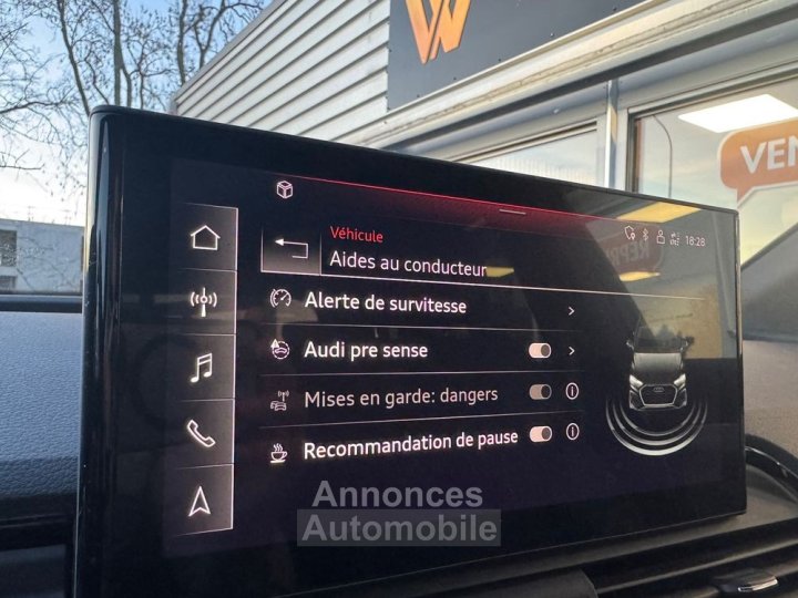 Audi Q5 20 tdi 204ch mhev s-line quattro bva &ndash; toit ouvrant attelage virtual cockpit hayon &eacute;lectrique - 23