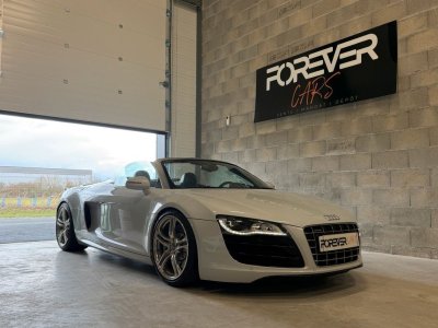 Audi R8 SPYDER V10 52 525 R-TRONIC Garantie 6 mois Unique en France Gris Suzuka Bang & Olufsen Suppr&eacute;ssion Magnetic Ride Full suivi   - 1