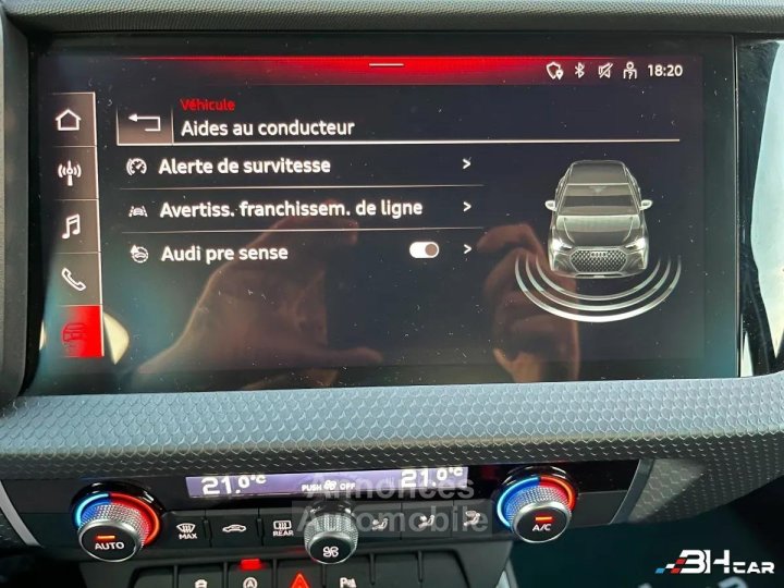 Audi A1 ALLSTREET 10 25 TFSI 95 ADVANCED - Garantie jusqu'au 10/2027 - Virtuel cockpit - R&eacute;gulateur - 20