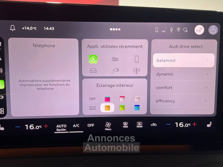 Audi Q3 HYBRIDE e-hybrid 272 ch S tronic 6 S line - 49