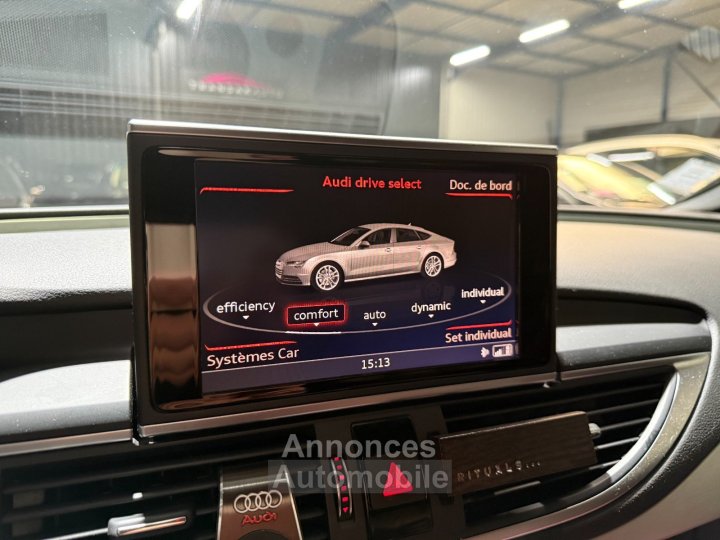 Audi A7 Sportback V6 30 TDI 272 S Tronic 7 Quattro S line entretien exclusif - 23