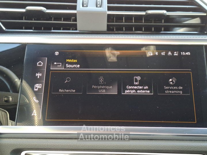 Audi Q3 Sportback 45 TFSIe 245 ch S tronic 6 S line - 23