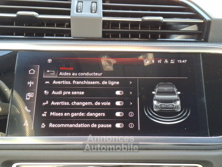 Audi Q3 Sportback 45 TFSIe 245 ch S tronic 6 S line - 27