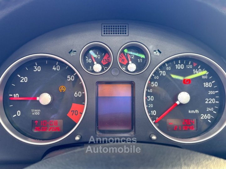 Audi TT ROADSTER 18T 180 ch ~ Si&egrave;ges chauffants ~ Bose ~ Distrib OK ~ Embrayage neuf ~ 100 % Ethanol ~ Rien &agrave; pr&eacute;voir ~ Clim auto - 16