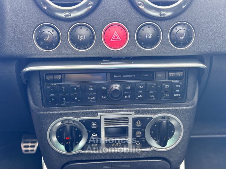 Audi TT ROADSTER 18T 180 ch ~ Si&egrave;ges chauffants ~ Bose ~ Distrib OK ~ Embrayage neuf ~ 100 % Ethanol ~ Rien &agrave; pr&eacute;voir ~ Clim auto - 17